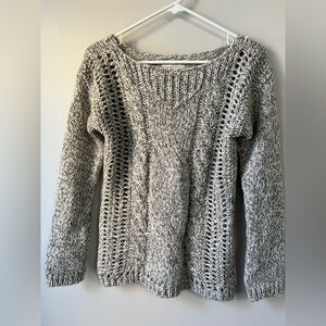 Elegant Heather Gray Women's Sweater